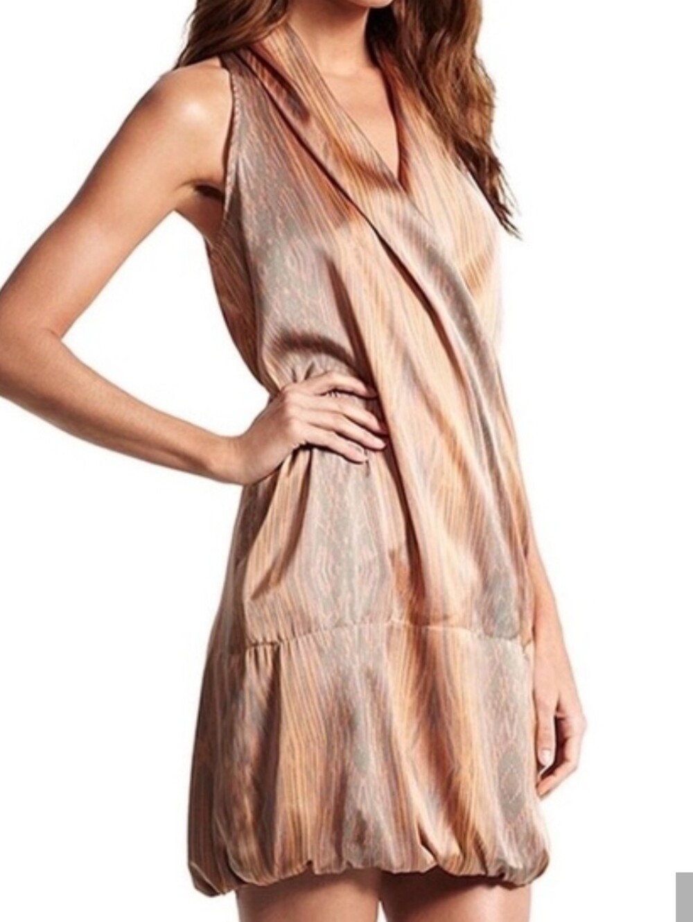Derek Lam for Design Nation bubble mini dress Size L POLYESTER BOHO CHIC DRESS.